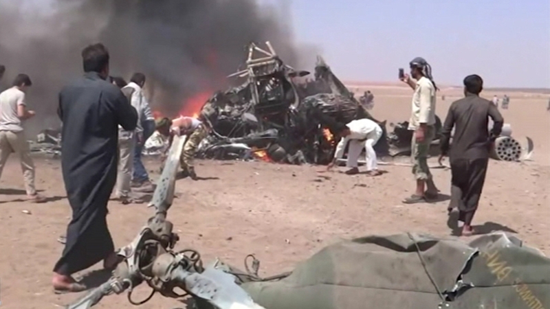 The attack took place around 40km from Aleppo