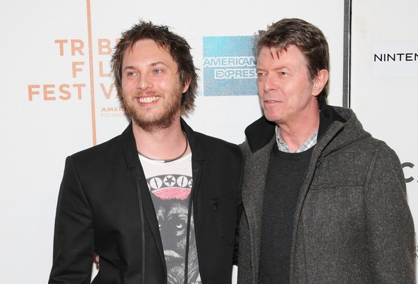 Duncan Jones and his late father, David Bowie.
