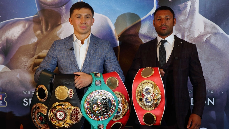 Gennady Golovkin (L) and Kell Brook (R)