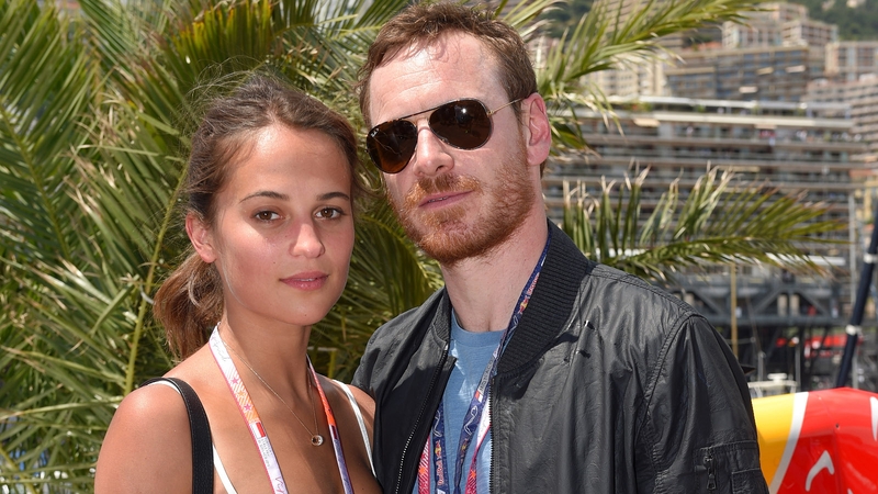 The lovebirds: Alicia Vikander and Michael Fassbender