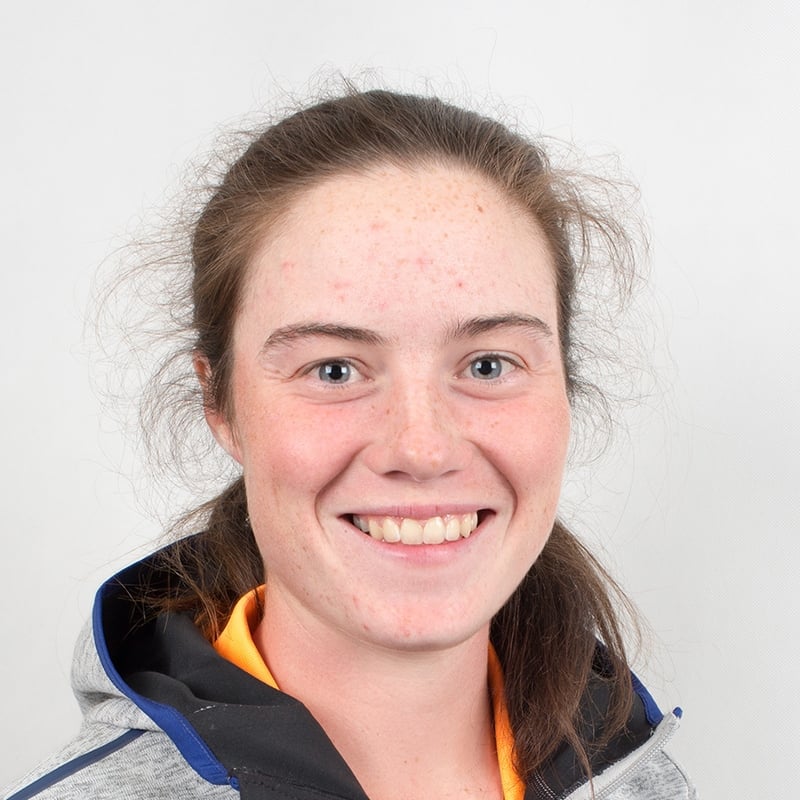 Leona Maguire competing for Britain and Ireland at the 2016 Curtis Cup in Enniskerry