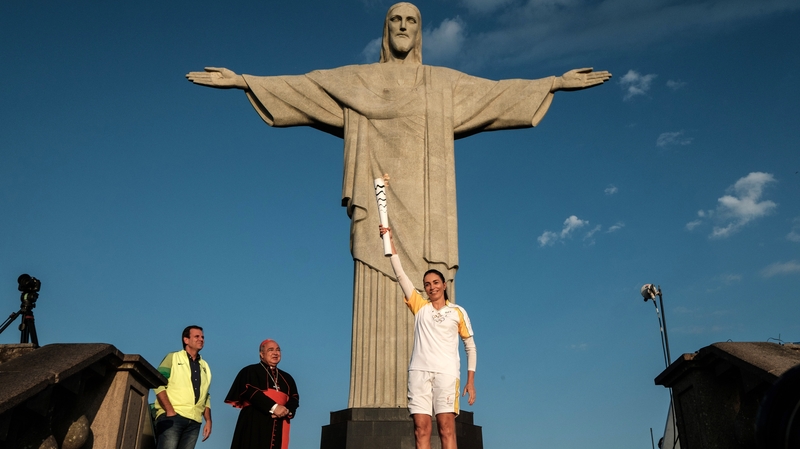 The Olympic torch is nearing it's final destination