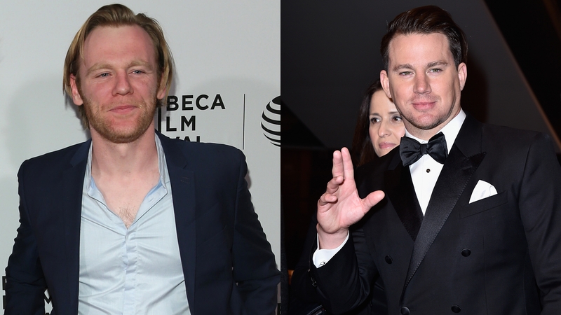 Gleeson and Tatum - New heist movie is set during a NASCAR race