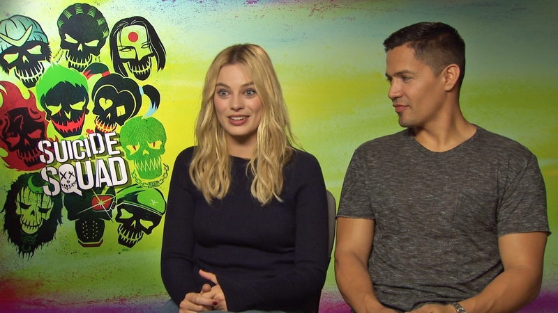 Margot Robbie and Jay Hernandez