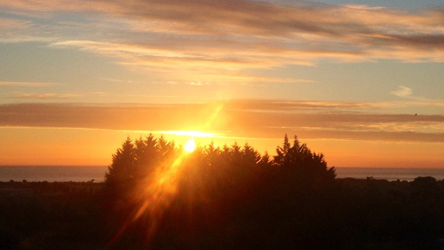Sunrise in Wicklow (Pic: Orla Madden)