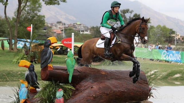 Padraig McCarthy's fall aboard Simon Porloe hit Ireland's hopes in the eventing.