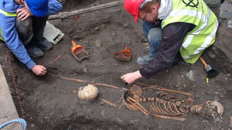 The skeletons were discovered late last month