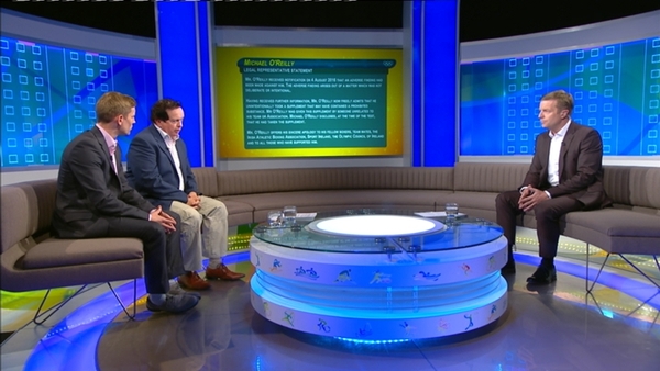 RTÉ Sport was contacted by Michael O'Reilly's representative