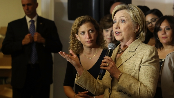 Hillary Clinton speaking in Florida earlier this week