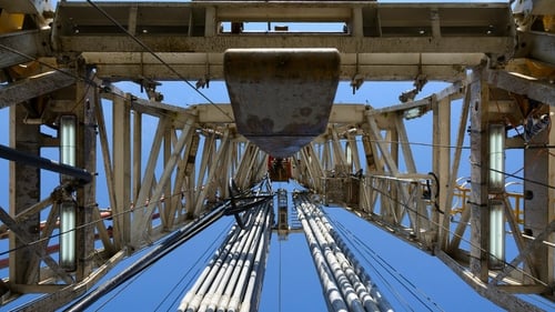 Brent's fall of more than five percent sent it sliding below $60 per barrel