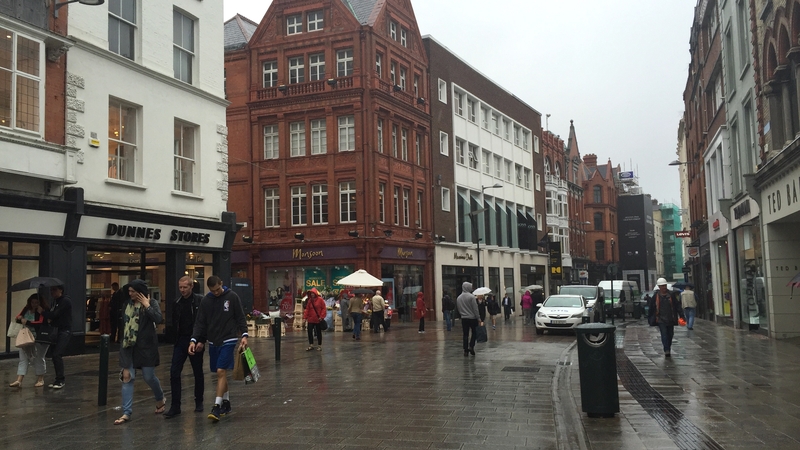 Grafton Street has 'borne the brunt' of much of the city's homelessness crisis, report states