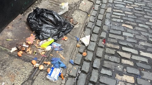 Pockets of Ireland's major cities continue to suffer from significant levels of litter