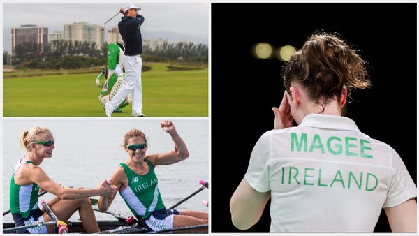 A solid start in the golf. qualification delight for the rowers, but disappointment for Chloe Magee in the badminton