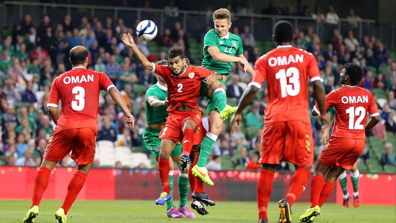 Kevin Doyle was on target when Ireland defeated Oman 2-0 in a friendly in 2014
