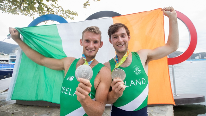 The O'Donovan brothers show off their prizes