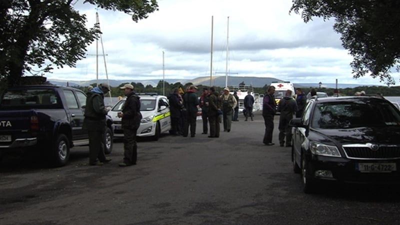 The search took place at Lough Corrib in Co Galway