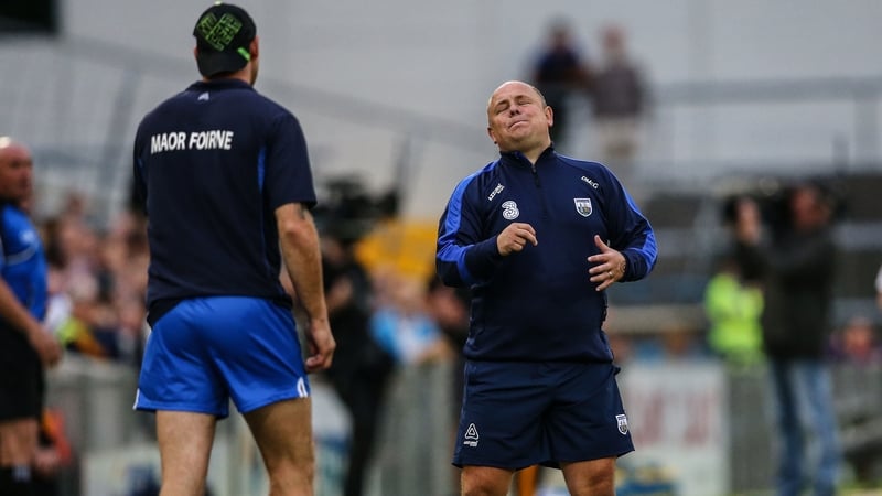 Derek McGrath reacts as a Waterford chance goes abegging