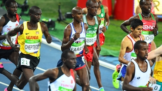 Mo Farah won the men's 10,000m
