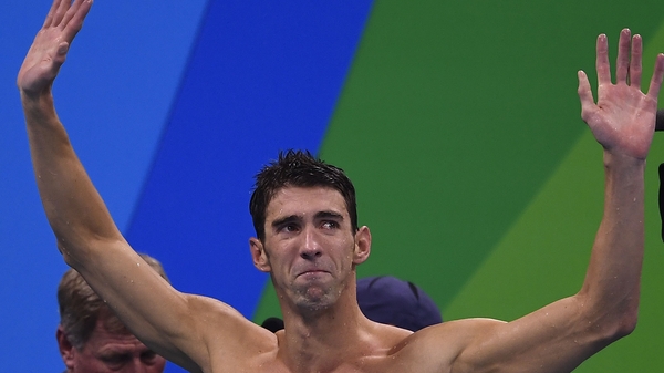 Phelps' gold was his 23rd and final in a decorated Olympic career