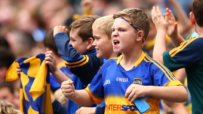 This young Tipperary fan brought plenty of intensity to Croke Park