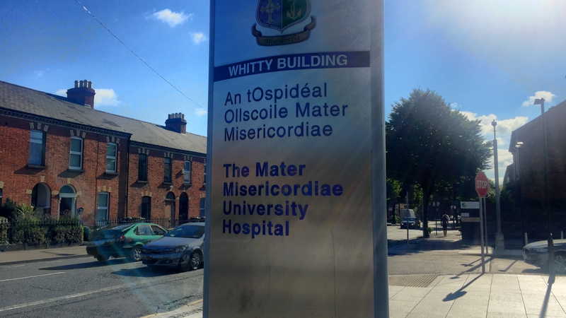 The man was brought to the Mater Hospital