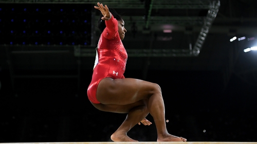 A slip on the balance beam cost Simone Biles her shot at history