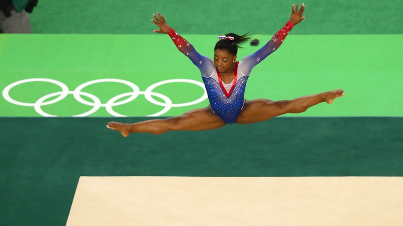 Simon Biles is one of the athletes whose private medical information was published