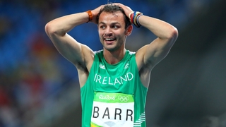 Thomas Barr after making the 400m hurdles final