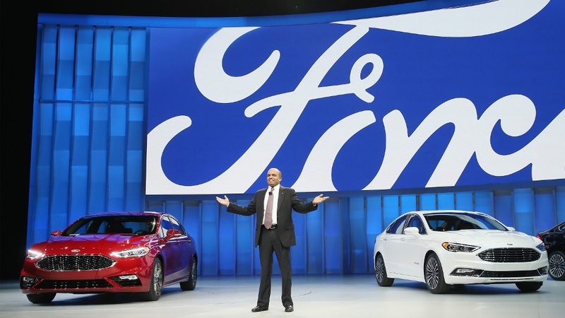 Ford Chief Technical Officer Raj Nair said the company likely will not offer a driverless car without steering wheel or pedals to consumers until 2025 or later