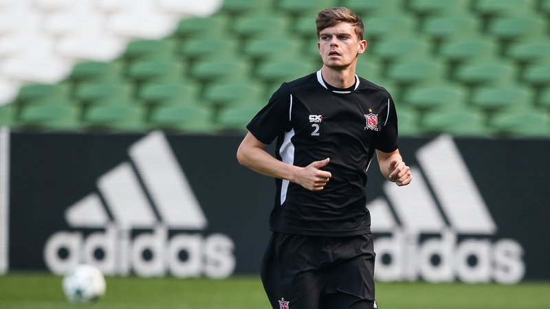 Sean Gannon during a training session at the Aviva Stadium yesterday