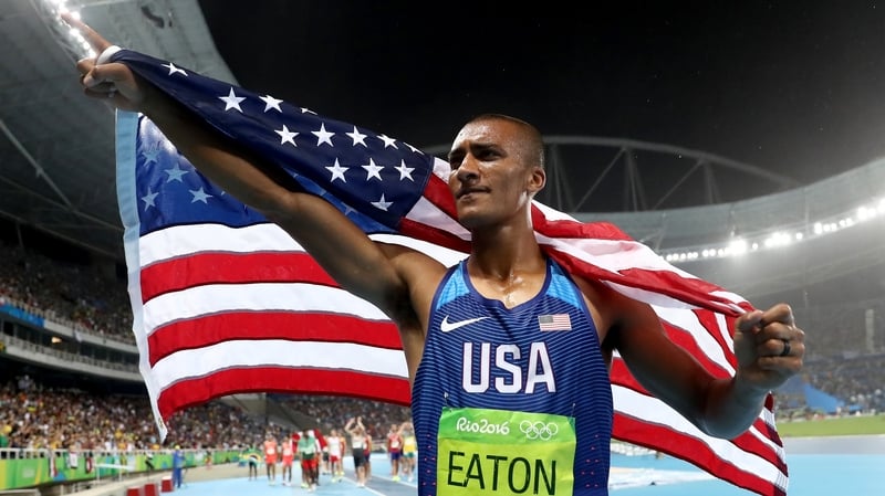 Ashton Eaton won his second decathlon gold