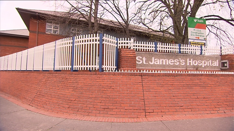 The man was taken to St James's Hospital and treated for his injuries