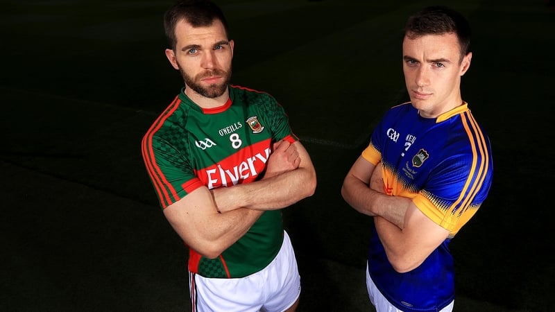 Mayo's Seamus O'Shea and Alan Campbell of Tipperary
