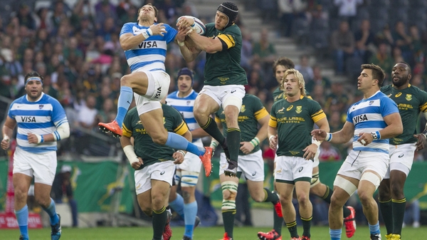 Johan Goosen (centre) has retired from rugby