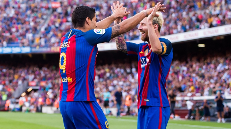 The dynamic duo didn't seem to miss Neymar, who was busy winning gold with Brazil