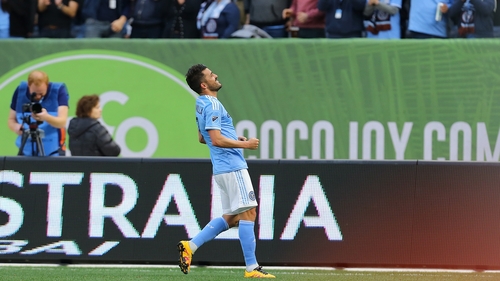 Villa hit his 16th goal of the season in New York's win over LA Galaxy