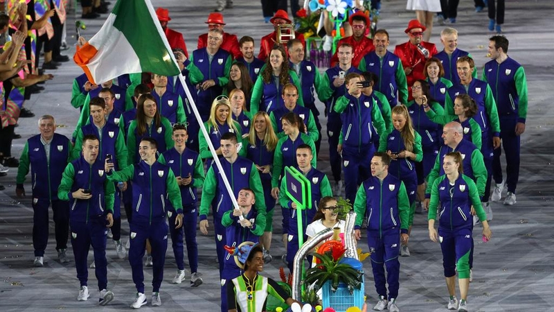 And so it began. Paddy Barnes led out Team Ireland at the spectacular opening ceremony...