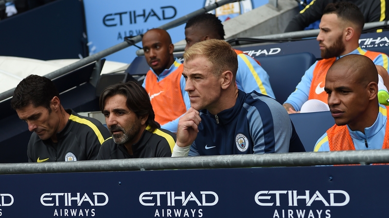 Hart has lost his place as City's number one goalkeeper