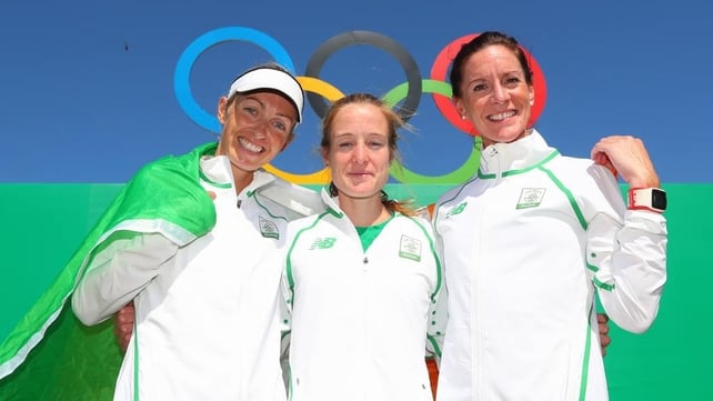 Fionnuala McCormack led home the Irish marathoners with a superb 20th. Lizzie Lee was 57th Breege Connolly was 71st.