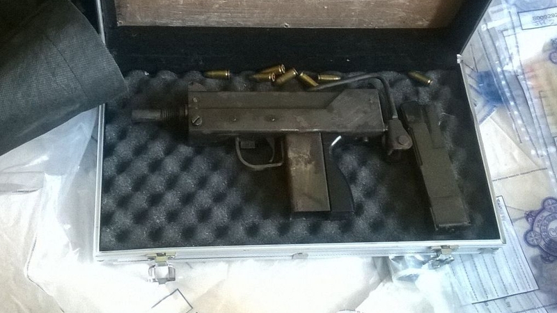 The firearm and drugs were found during a search in an apartment in Castleknock, Dublin