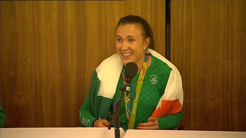 Annalise Murphy returned to Dublin earlier today