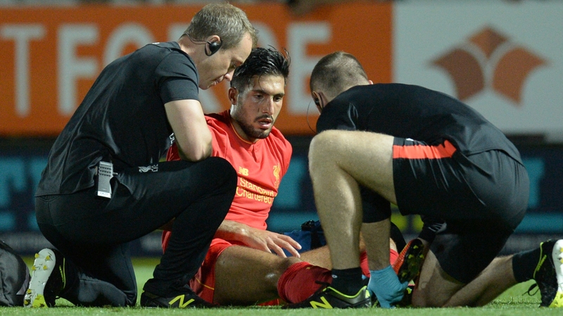 Can came off midway through the second half