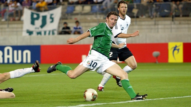 And Germany in the 2002 World Cup finals...