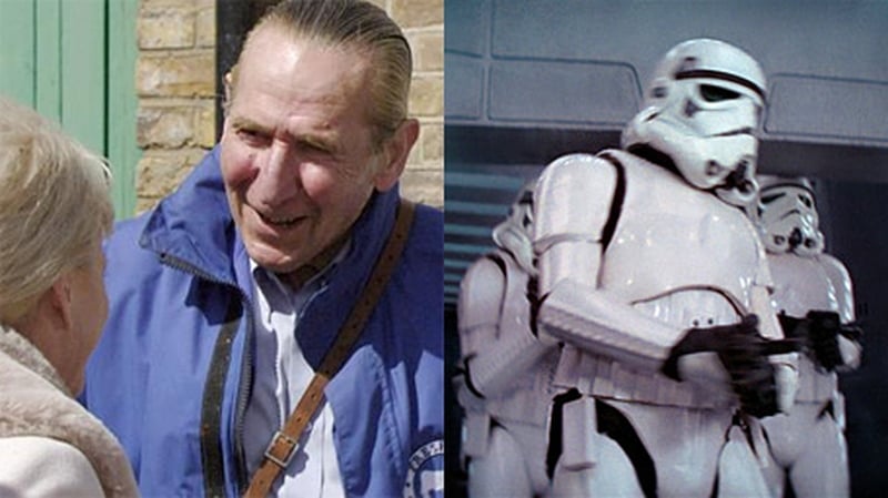Michael Leader in Albert Square and on the Death Star