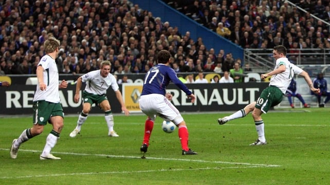 Not to forget the WC play-off against France in the Stade de France in 2009