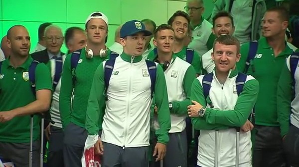 Irish Olympic team returns home