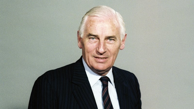 Peter Barry during his tenure as minister for foreign affairs in the 1980s (Pic: RTÉ Stills Library)
