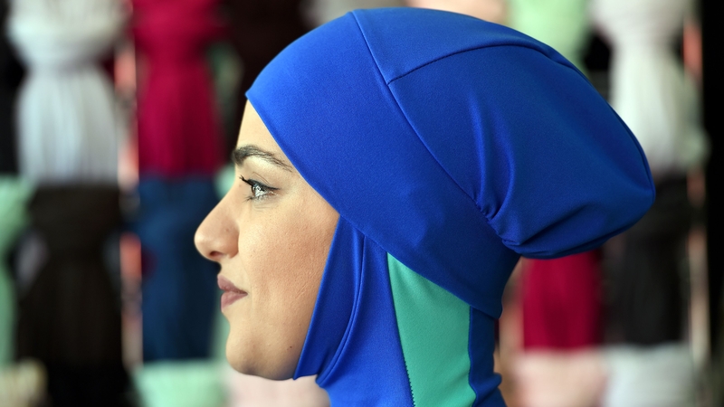 A model wears a burkini designed by Aheda Zanetti