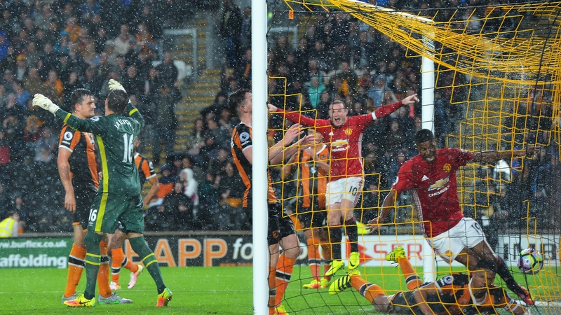 Marcus Rashford scored in the 92nd minute to break the deadlock