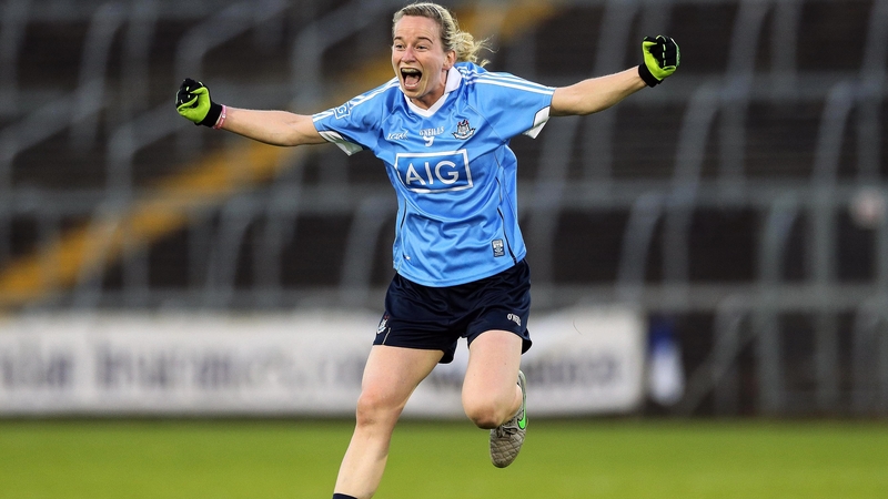 Sorcha Furlong celebrates at the end of the game